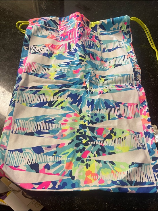 Lilly Pulitzer Handbags - Lilly Pulitzer Neon Multi-Color Mini Drawstring Bag